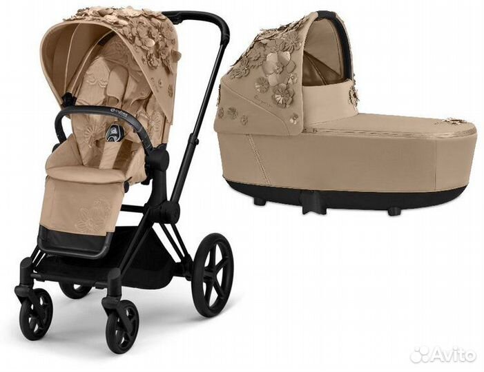 Коляска 2в1 cybex Priam 2021, Nude beige
