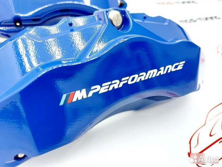 Накладки на суппорта синие алюминий BMW X3 G01