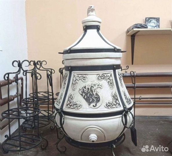 Тандыр Скиф с откидной крышкой