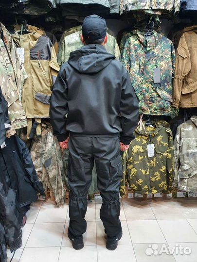 Костюм горка чёрный рипстоп