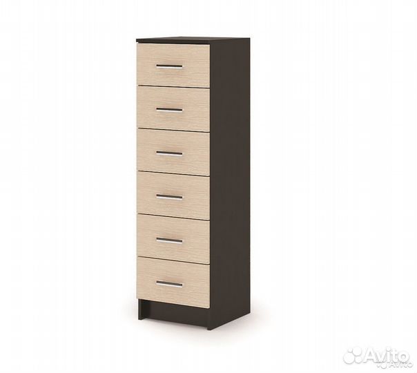 Комод узкий 6 ящиков