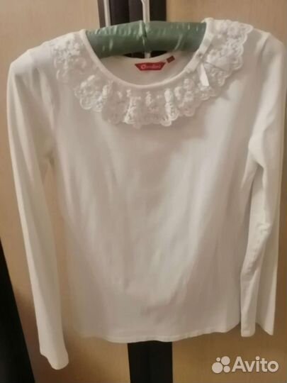 Блузка белая для девочек 13 лет