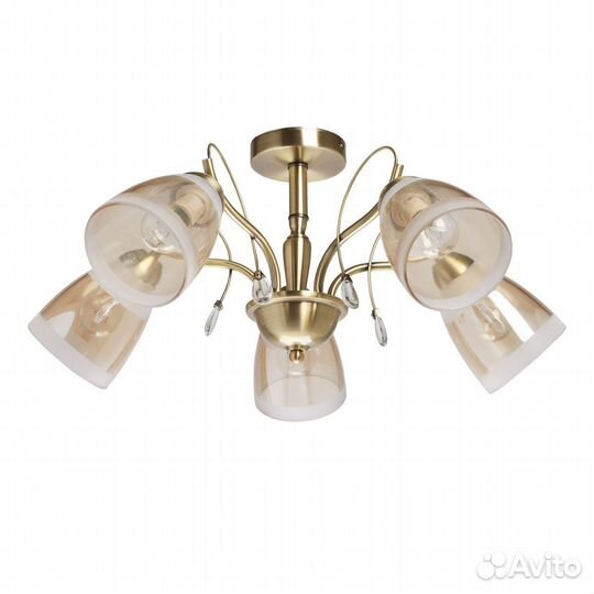 Стильная потолочная люстра Блеск De City бу