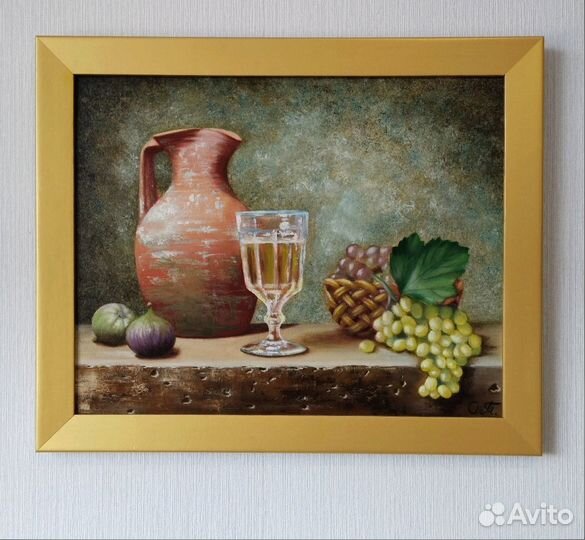 Картина маслом на холсте натюрморт