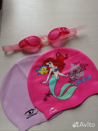 Шапочки для бассейна детские