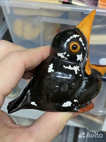 Статуэтка галчонок вербилки СССР