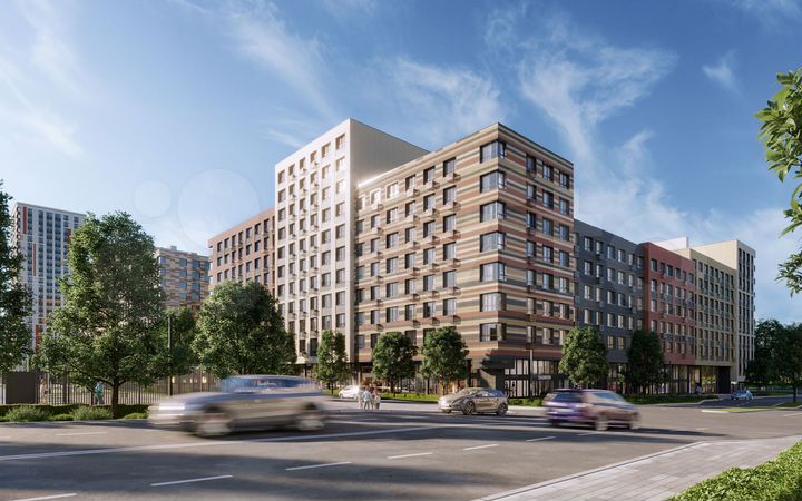 2-к. квартира, 71,4 м², 2/13 эт.