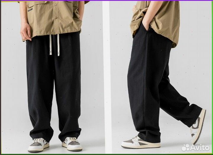 Широкие карго брюки (Номер партии: 48685)