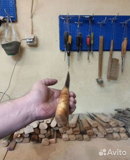 Нож кованый из х12мф