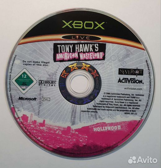 Xbox origina Tony Hawks. (Лот в Резерве)