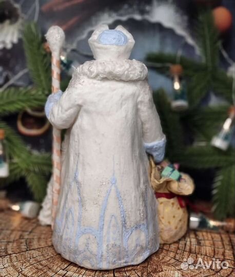 Дед мороз ватный под ёлку