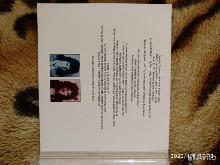 Queen A Night AT The Opera DVD- Video + CD-Audio