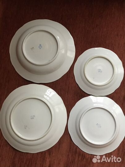 Тарелки кобальт Дулево набор