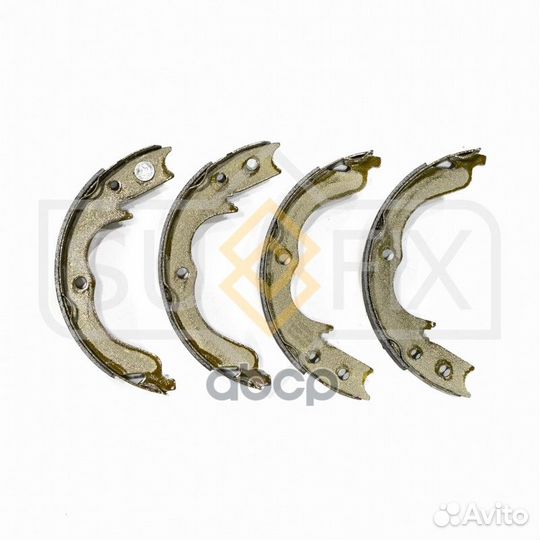Барабанные тормозные колодки зад прав/лев