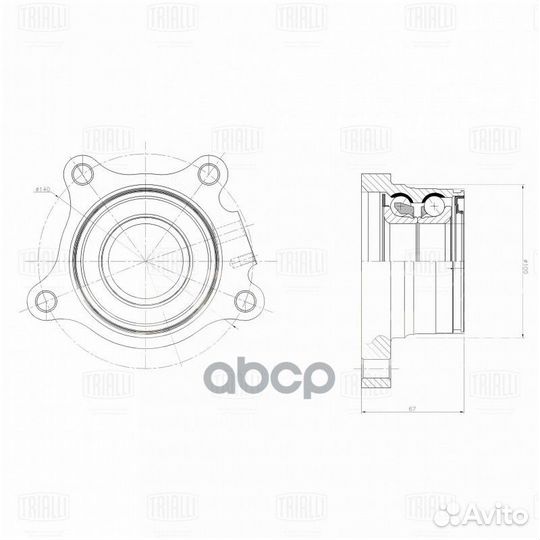 Ступица для а/м Toyota Land Cruiser 200 (07)