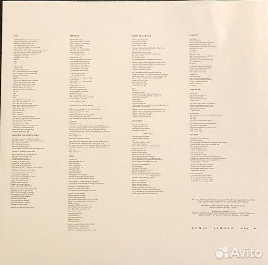 Винил Пластинка Annie Lennox 