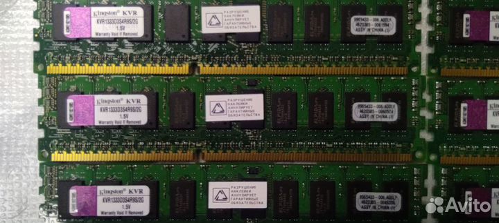 Серверная память Kingston KVR1333D3S4R9S/2G 6шт