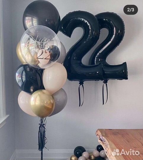 Шары воздушные гелевые