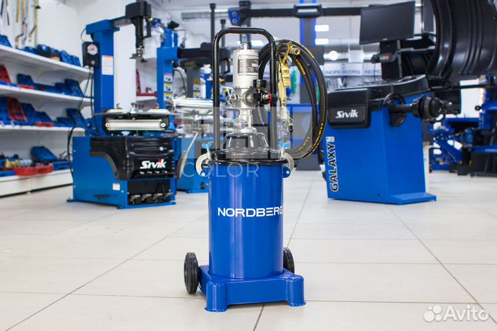 Установка пневматическая для раздачи густой смазки