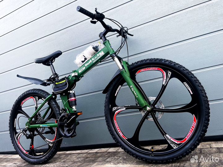 Велосипед горный колеса 26 зеленый новый