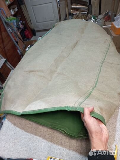 Брезентовая штора для гаража