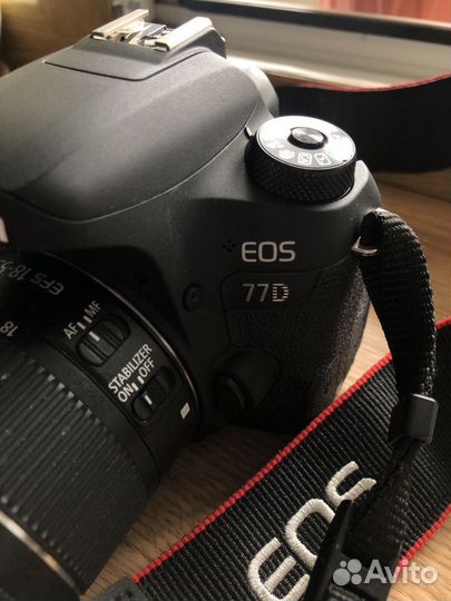 Фотоаппарат Сanon EOS 77d, Объектив,Сумка,Штатив