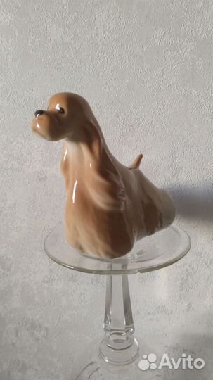 Статуэтка фарфоровая лфз Собака