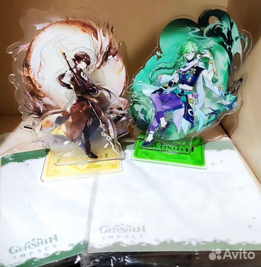 Стенды Genshin Impact Джун Ли и Бай Джу