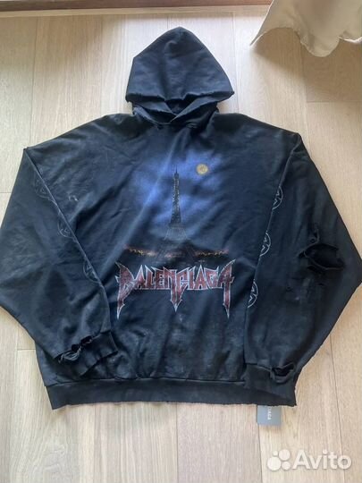 Balenciaga Paris Moon Hoodie Оригинал
