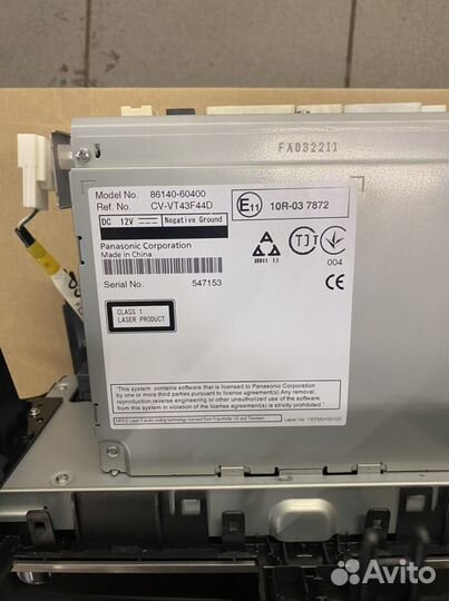 Магнитола toyota Land Cruiser Prado 150