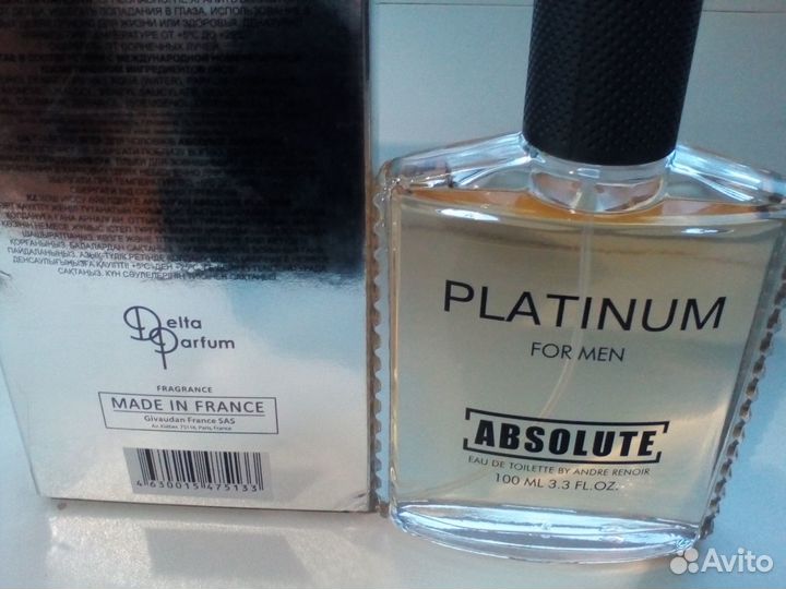 Мужская туалетная вода platinum absolute