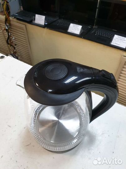 Чайник Energy 1.7л 2200вт стекло, подсветка