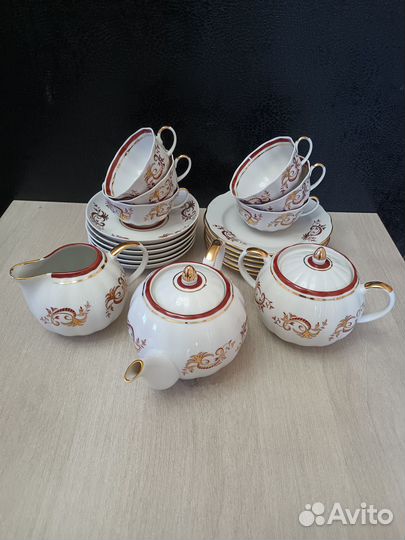 Сервиз чайный. Дулёвский фарфоровый завод