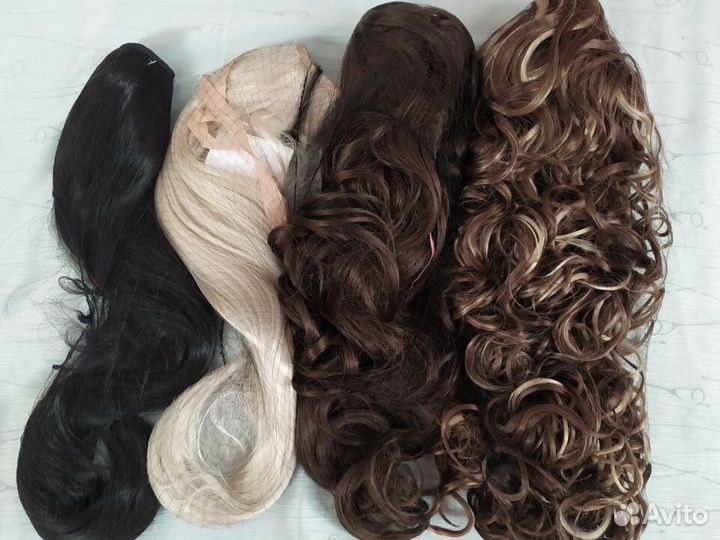 Длинный новый шиньон