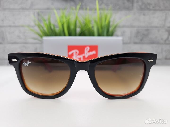 Очки Ray Ban Wayfarer 2140 1002/51 Коричневые 50mm