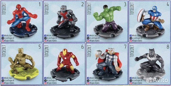 Мстители Marvel киндер сюрприз