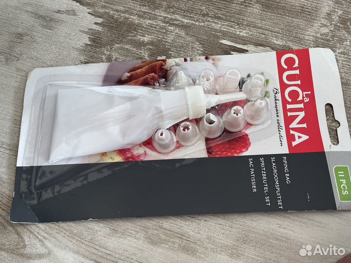 Кондитерский мешок с насадками