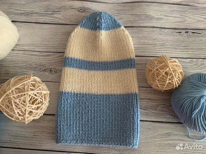 Шапка с удлиненной макушкой