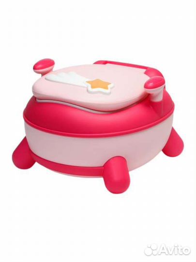 Горшок звезда розовый