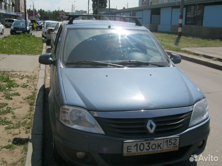 Багажник на крышу поперечины Renault Logan 2004-13