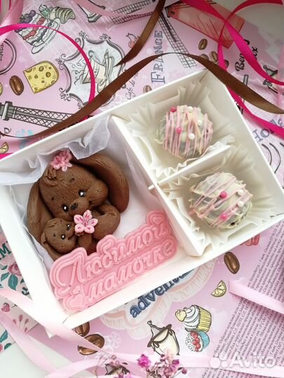 Шоколад ручной работы ко дню мамы