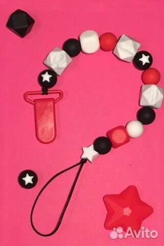 Силиконовый держатель для пустышки