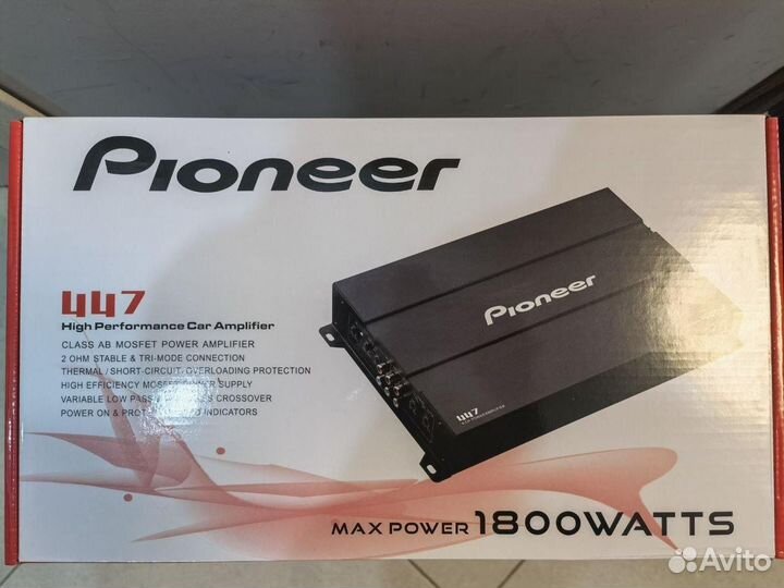 Автомобильный усилитель 4 канальный