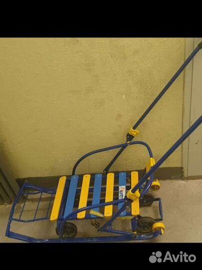 Санки коляска + чехол