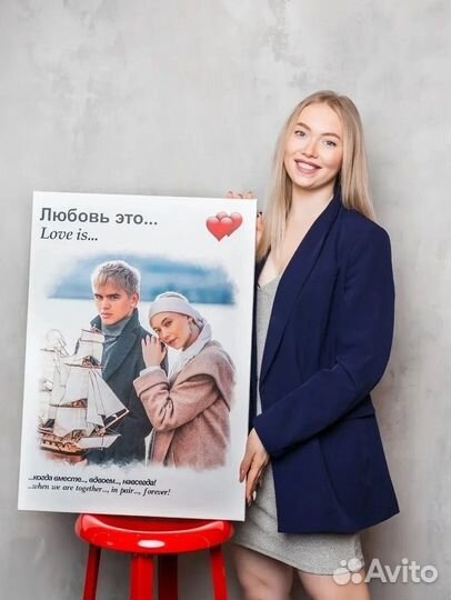 Портрет на холсте по фото Тверь