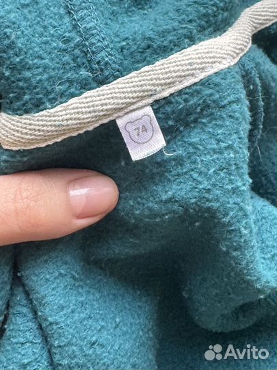 Bungly Комбинезон из футера утепленный 74