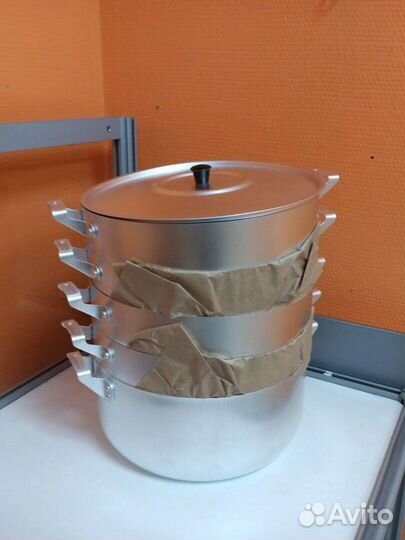 Мантоварка алюминиевая, манты - казан