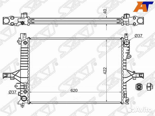 Радиатор volvo S80