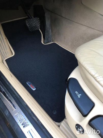 Ворсовые оригинальные ковры BMW 5 Е60. Велюр