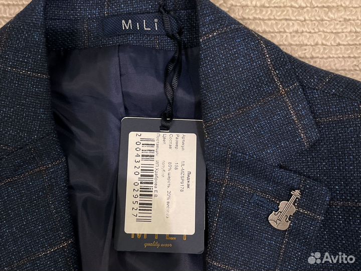 Пиджак на мальчика 158р